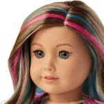 Truly Me™ 18-inch Doll #101 with wavy caramel hair