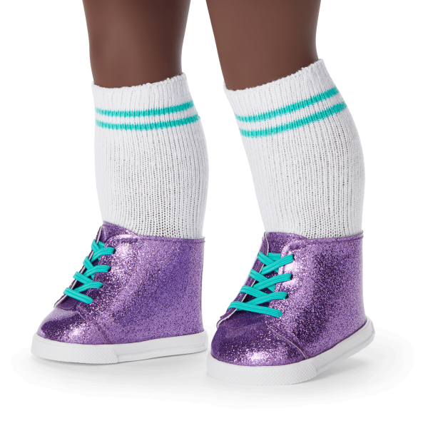 Truly Me™ #127 Doll & Dance All Day Set with curly dark-brown hair