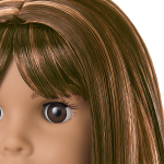 Truly Me™ 18-inch Doll #122 with straight dark-brown hair