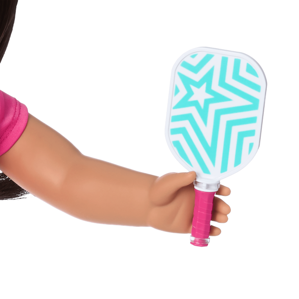 Raquel's™ Pickleball Bag & Paddle Set for 18-inch Dolls (Girl of the Year™ 2026)