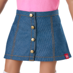 Truly Me™ 18-inch Doll #117 with wavy dark-brown hair