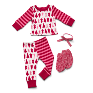 American Girl® x Hanna Andersson Holiday Treetops Pajamas for 18-inch Dolls