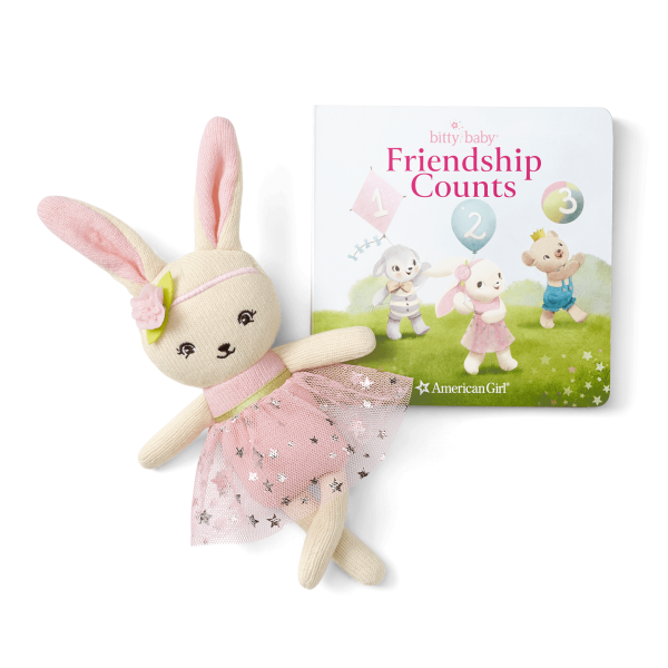 Bitty's™ Bunny Friend & Friendship Counts Board Book