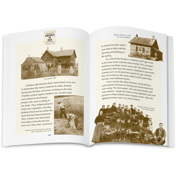 Kirsten's™ School Outfit & Book (Historical Characters)