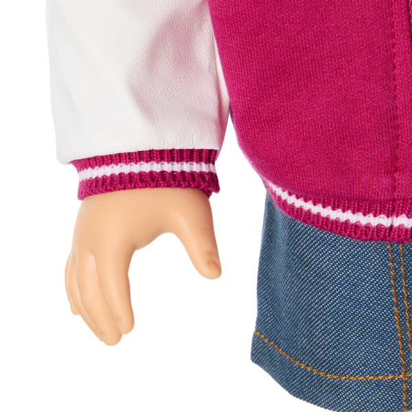 Truly Me™ 18-inch Doll #116 with wavy purple-and-pink hair