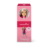 Truly Me™ 18-inch Doll #100 with straight layered blonde hair