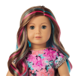 Truly Me™ 18-inch Doll #101 with wavy caramel hair