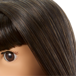 Truly Me™ 18-inch Doll #130 with straight black-brown hair
