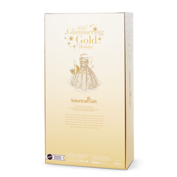 American Girl® 2025 Glimmering Gold™ Holiday Collector Doll