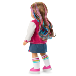 Truly Me™ 18-inch Doll #101 with wavy caramel hair