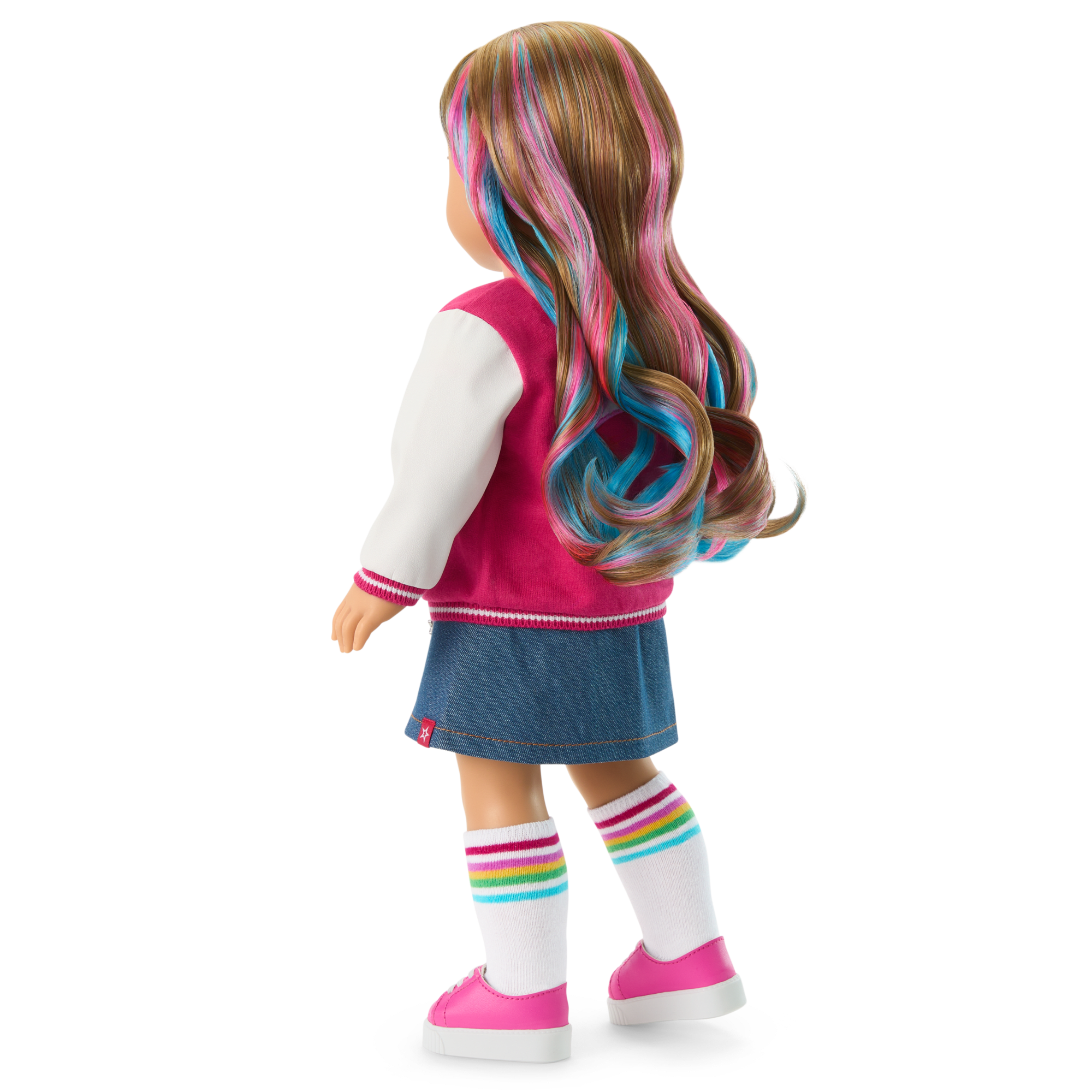 Truly Me™ 18-inch Doll #101 with wavy caramel hair