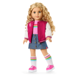 Truly Me™ 18-inch Doll #115 with curly blonde hair