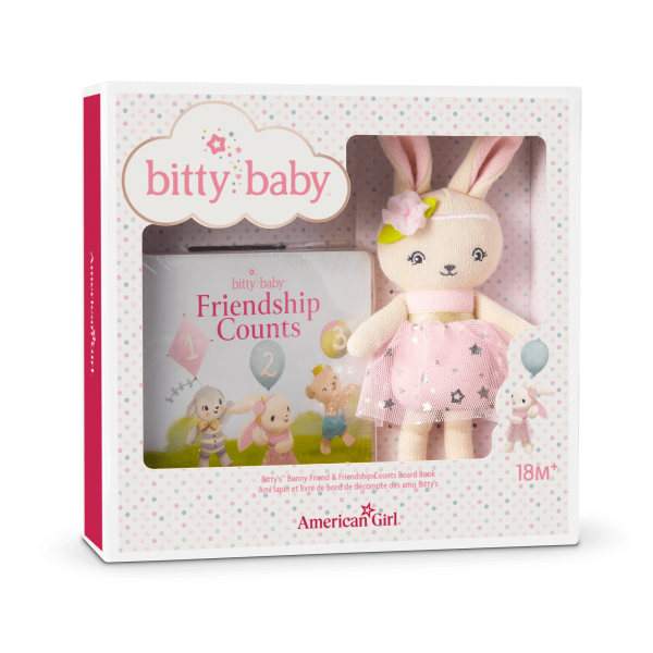 Bitty's™ Bunny Friend & Friendship Counts Board Book