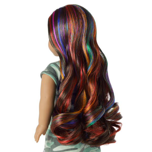 Truly Me™ 18-inch Doll #120 with wavy dark-brown hair