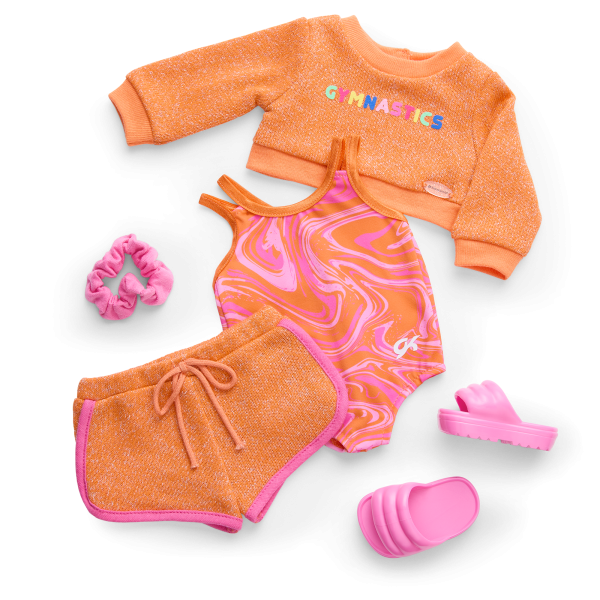 Lila's™ Gymnastics Practice Outfit for 18-inch Dolls (Girl of the Year™ 2024)