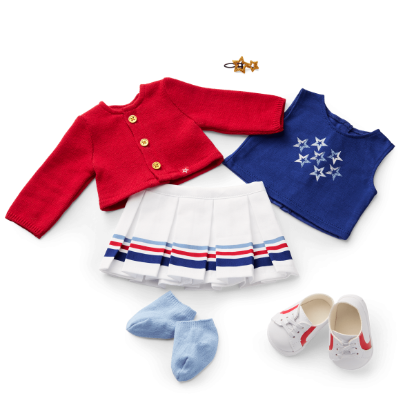 Team AG™ Sweater & Skirt Set for 18-inch Dolls