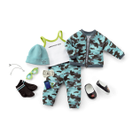 Truly Me™ Doll #89 in Cool Camo + Chic & Stylish Accessories