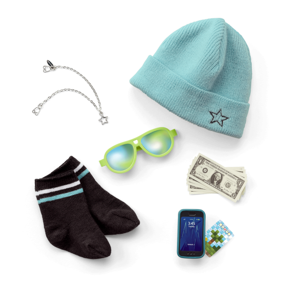 Truly Me™ Doll #89 in Cool Camo + Chic & Stylish Accessories