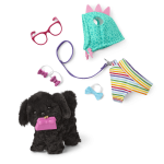 Shi-Poo Sweetie Dog for 18-inch Dolls & Fancy Pet Fashion Accessories