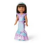 2-in-1 Sparkly Mermaid Outfit for WellieWishers™ Dolls