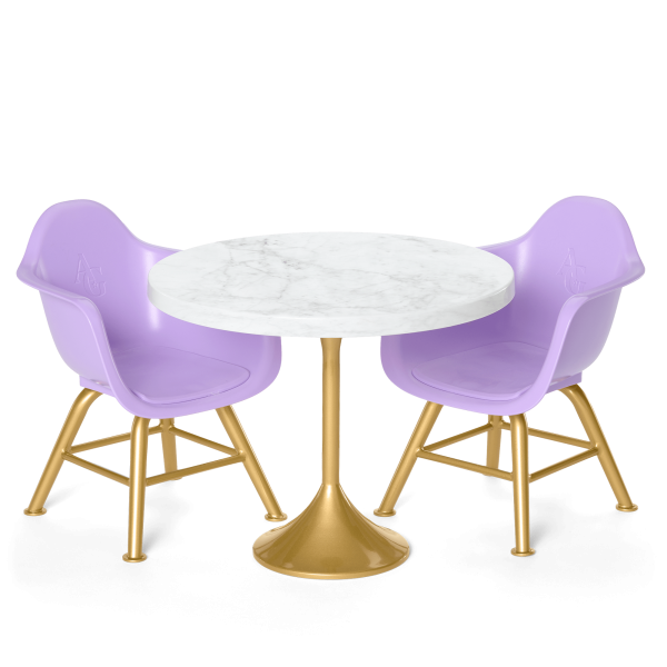 Kitchen Table for Two Set for 18-inch Dolls