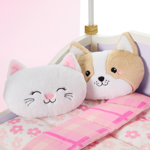 All Set for Sleepovers Canopy Bed for 18-inch Dolls