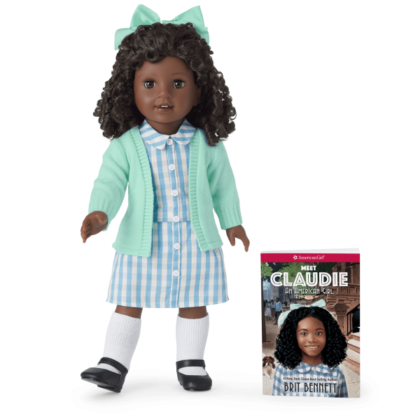 Claudie Wells™ 18-inch Doll. Book. Accessories & Dog (Historical Characters)