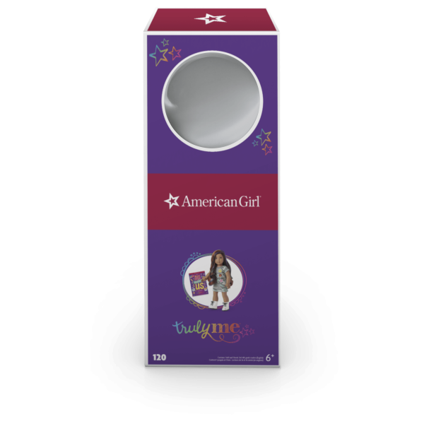 Truly Me™ 18-inch Doll #120 with wavy dark-brown hair