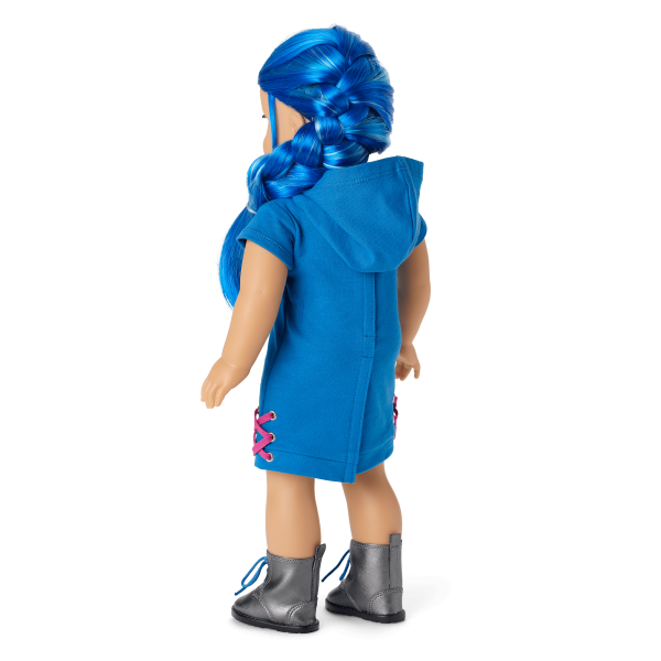 Truly Me™ 18-inch Doll #90 with long blue hair