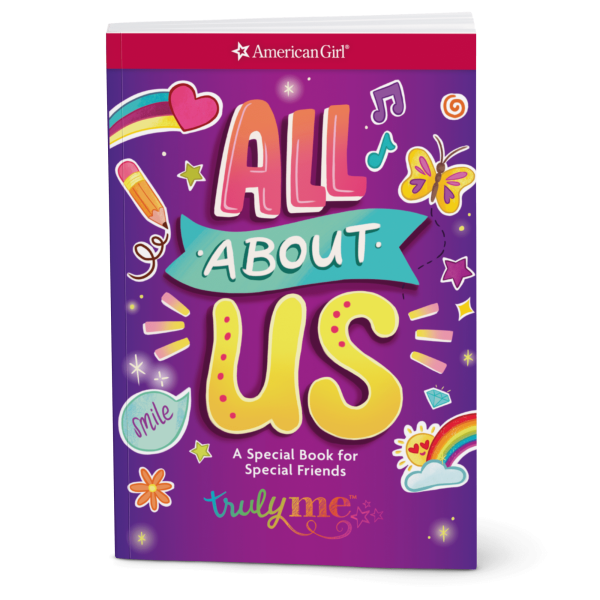 Truly Me™ 18-inch Doll #109 with straight dark-brown hair with bangs