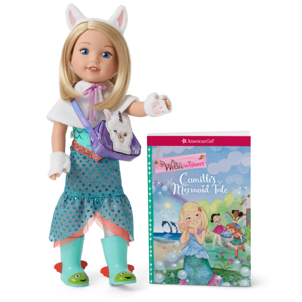 Camille™ Doll. Book & Magical Llamacorn Accessories