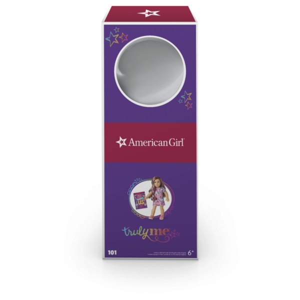 Truly Me™ 18-inch Doll #101 with wavy caramel hair