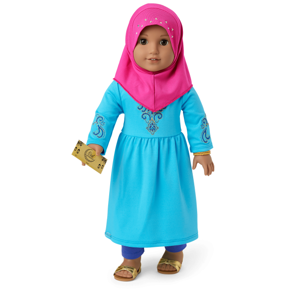Eid al-Fitr Celebration Outfit for 18-inch Dolls