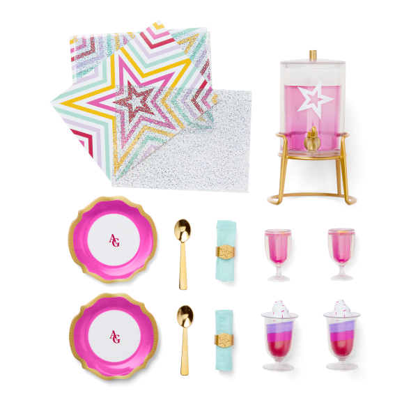 Kitchen Table for Two Set for 18-inch Dolls