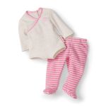Bitty Baby® Doll #2 with brown hair in Pretty Pink