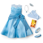 American Girl® Disney Princess Tiana Evening Star Dress & Accessories for 18-inch Dolls