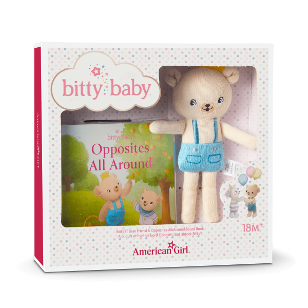 Bitty's™ Bear Friend & Opposites All Around Board Book