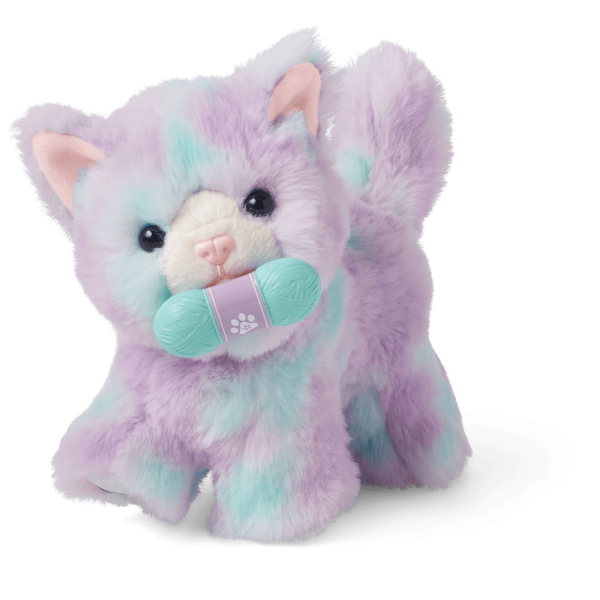 Purrpley Pink Kitty Cat for 18-inch Dolls