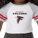 American Girl® x NFL Atlanta Falcons Fan Tee for 18-inch Dolls