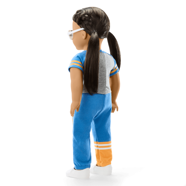 American Girl® x NFL Los Angeles Chargers Fan Outfit & Accessories for 18-inch Dolls