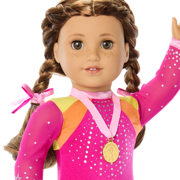 Lila's™ Gymnastics Competition Outfit for 18-inch Dolls (Girl of the Year™ 2024)