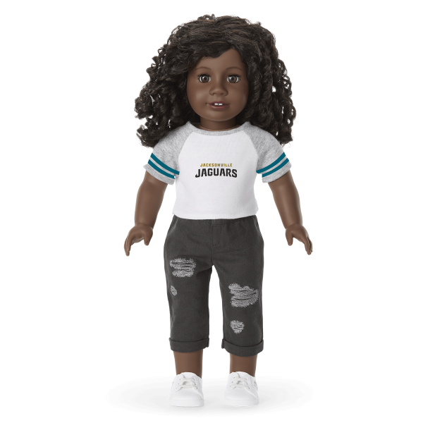 American Girl® x NFL Jacksonville Jaguars Fan Tee for 18-inch Dolls