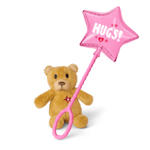 Hugs and Well Wishes Balloon & Bear for WellieWishers™ & Bitty Baby® Dolls