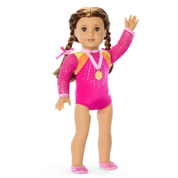 Lila's™ Gymnastics Competition Outfit for 18-inch Dolls (Girl of the Year™ 2024)