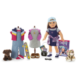 '90s Twins Nicki's™ Skateboarding Gift Set (Historical Characters)