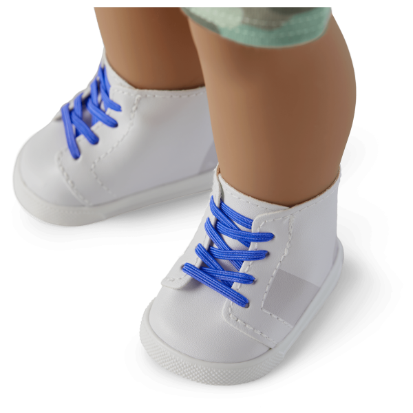 Truly Me™ 18-inch Doll #113 with curly dark-brown hair