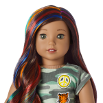 Truly Me™ 18-inch Doll #120 with wavy dark-brown hair