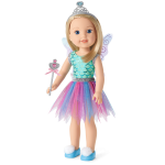 Colorful Butterfly Skirt & Wings Accessory Set for WellieWishers™ Dolls