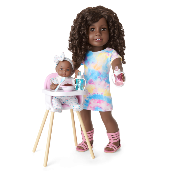 Little Bitty Baby™ Layette & High Chair Set for 7.75-inch Dolls