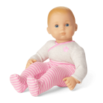 Bitty Baby® Doll #3 with blonde hair in Pretty Pink